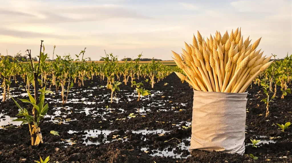 De la cueillette à l’aube au bain glacé, le ballet immuable qui façonne l’asperge parfaite du Loudunais