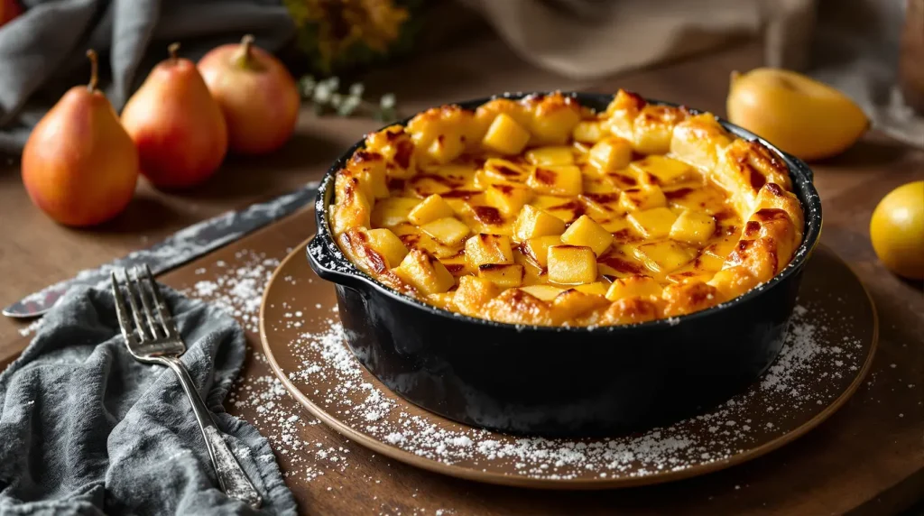 « Je n'ose plus servir d'autres desserts quand j'ai des invités en hiver » : le clafoutis express qui a transformé mes fins de repas en famille