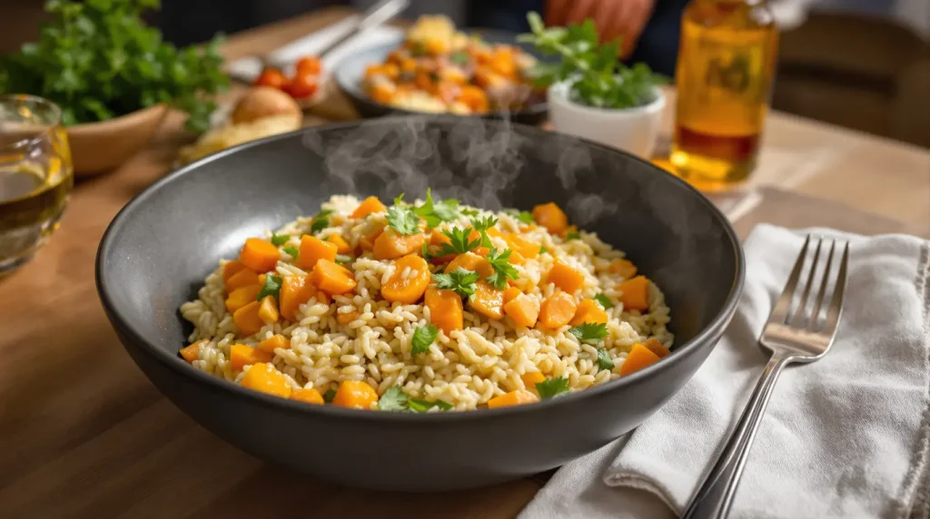 Je prépare ce riz sauté carotte-poireau à la sauce soja dès que j'ai envie d'un dîner healthy express