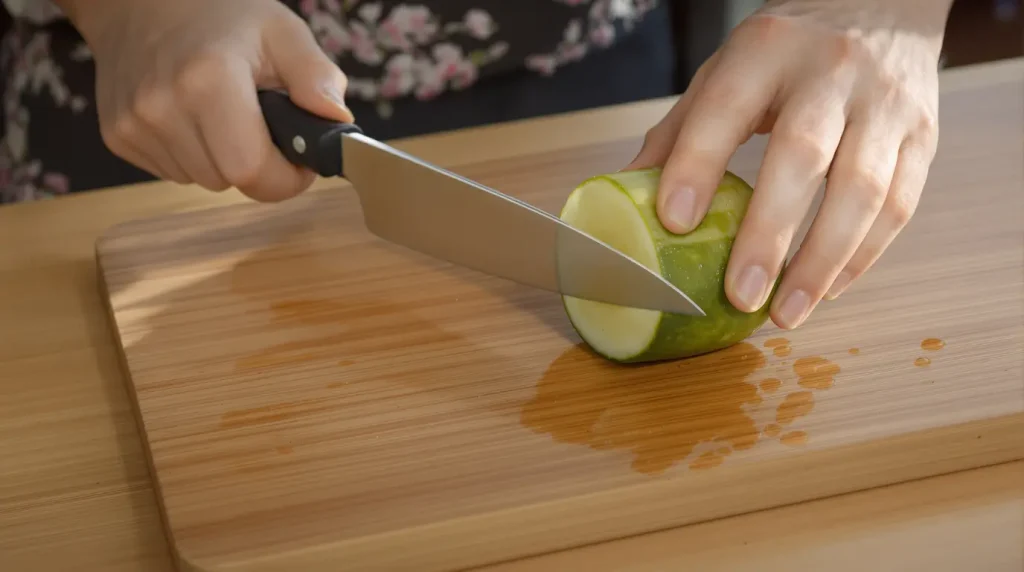 Un seul concombre, ce geste de découpe japonais : l'apéro d'avril que personne n'attend