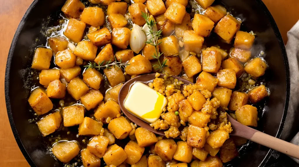 Ajoutez ceci aux pommes de terre pendant la cuisson : elles resteront parfumées, savoureuses et moelleuses