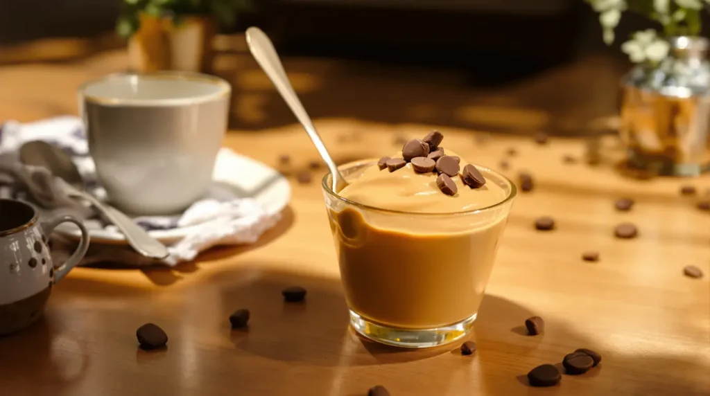 J’ai troqué les flans et mousses du commerce pour cette crème dessert au café maison : onctueuse, sans œufs et ultra simple à réaliser !