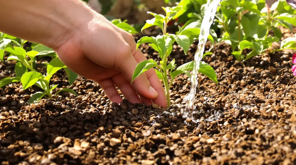 J'étalais du marc de café pour nourrir mes plantes : en grattant la croûte au bout d'un mois, j'ai enfin compris pourquoi elles crevaient de soif