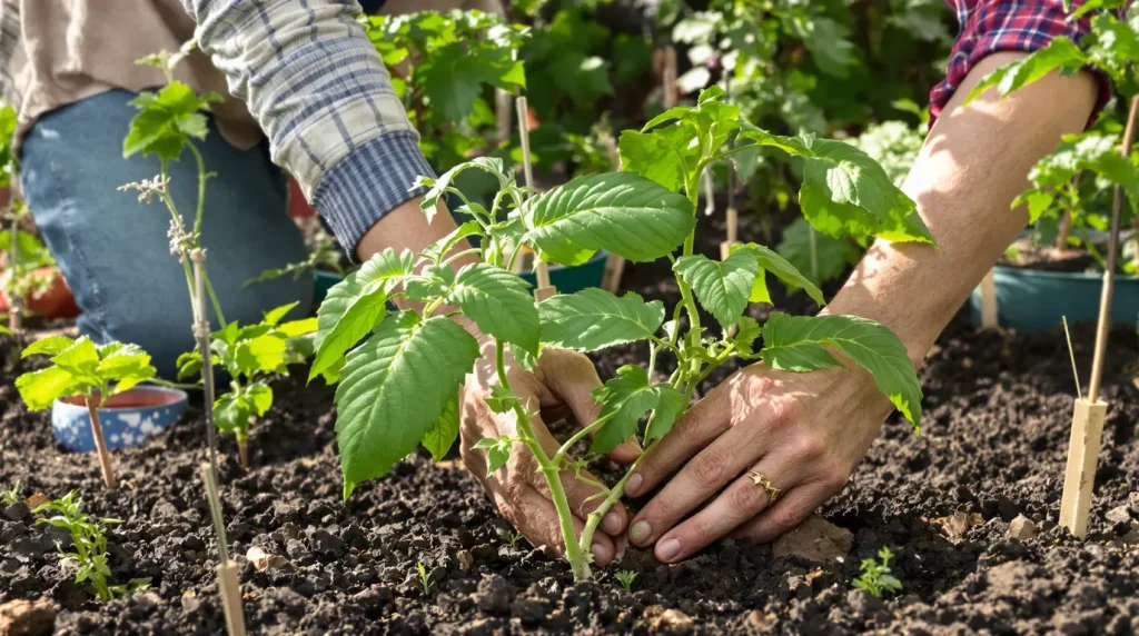 Plantez une feuille au pied de vos tomates pour une récolte plus abondante