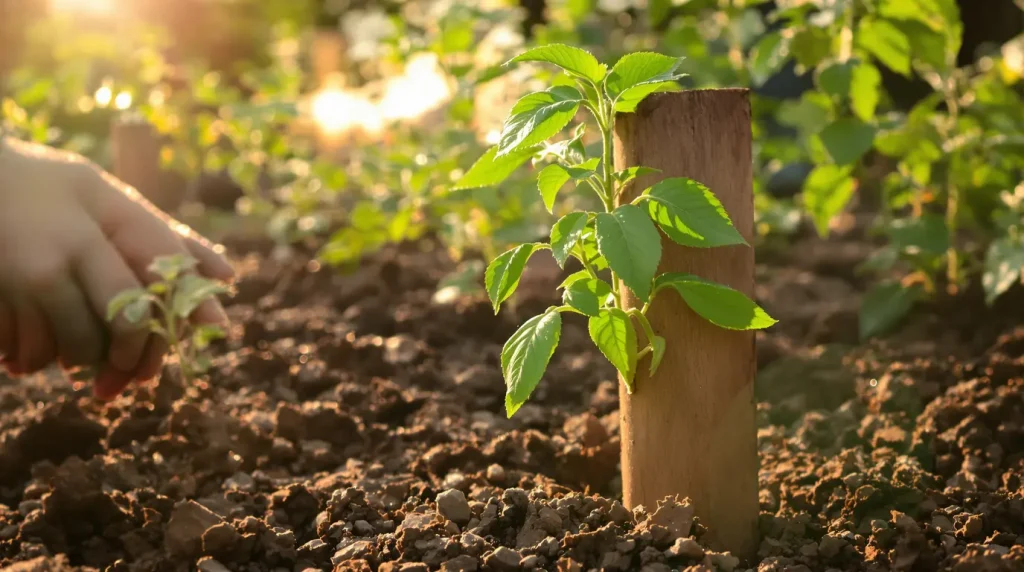 Quand faut-il enfin tuteurer les pieds de tomates ? Dès la plantation ?