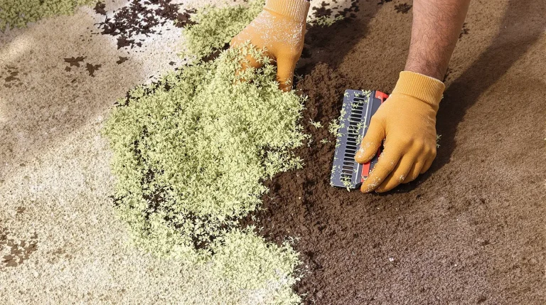 Votre pelouse se recouvre de mousse après l’hiver ? Voici le geste tout simple que les paysagistes connaissent bien